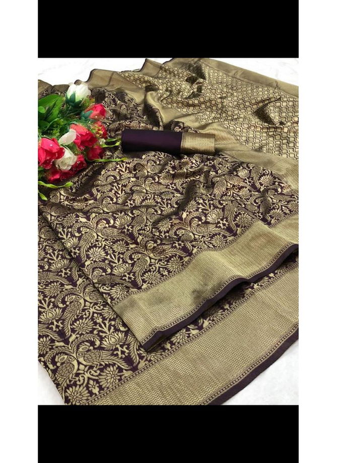 Alankar Exclusive Collection Of Designer Lichi Silk Festival Wear Saree 